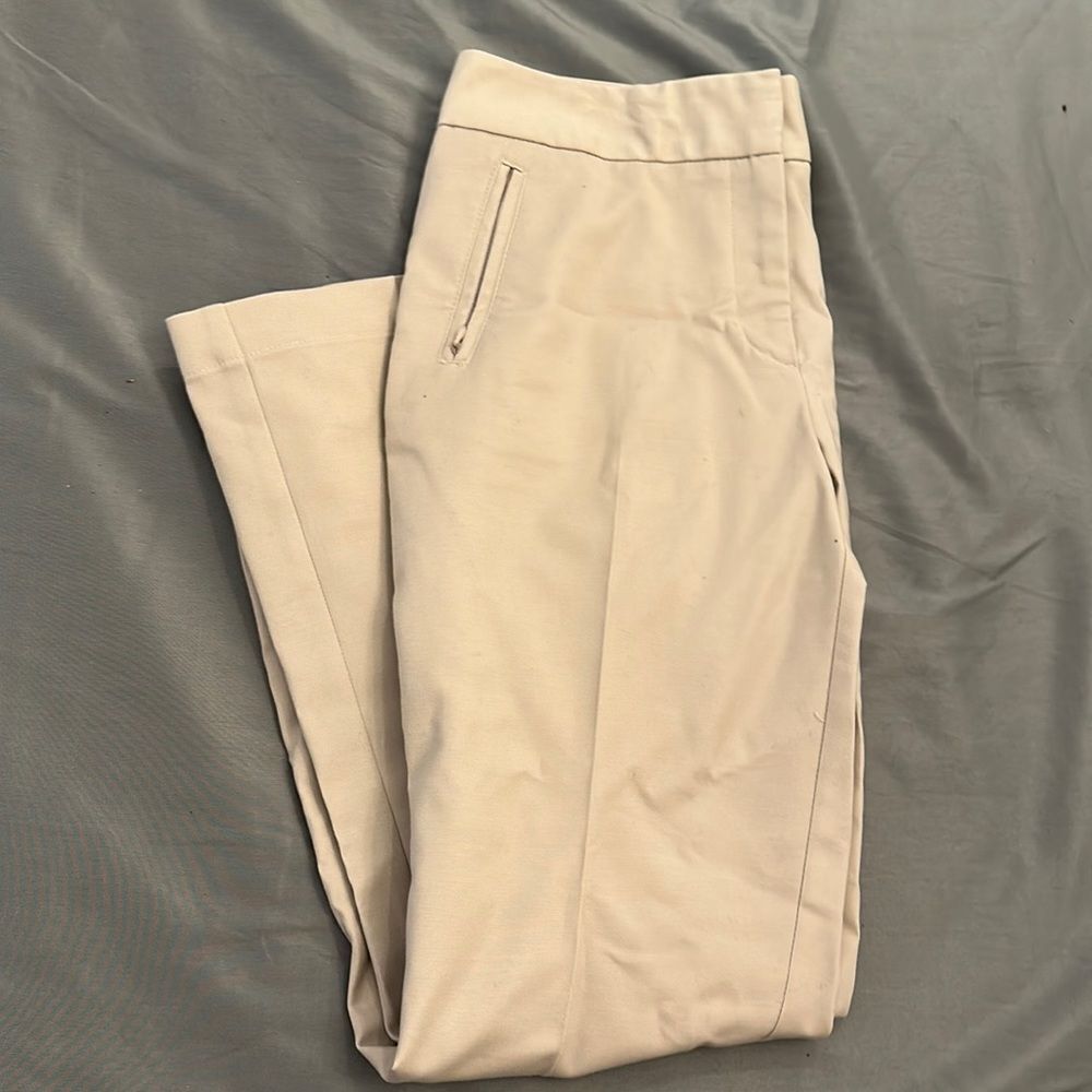 charter club slim khaki tan trouser pants